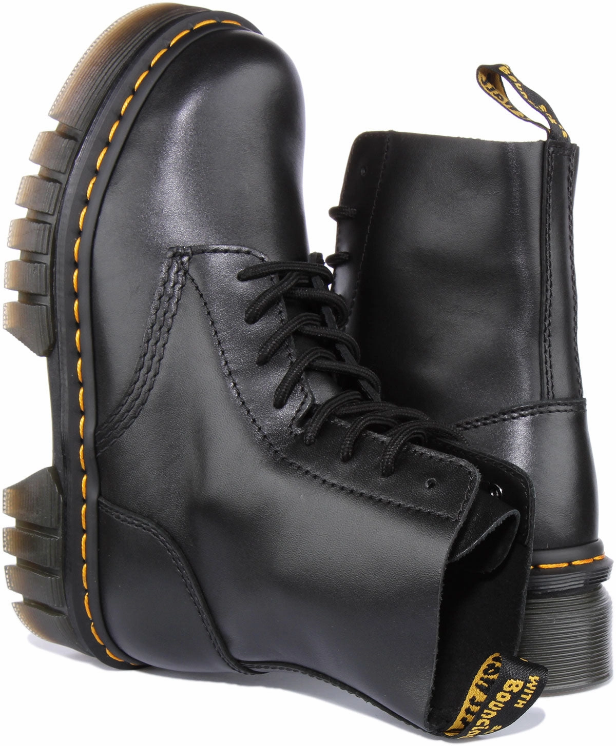 Dr Martens Audrich 8 Eyelet Boot In Black Shoes Dr Martens