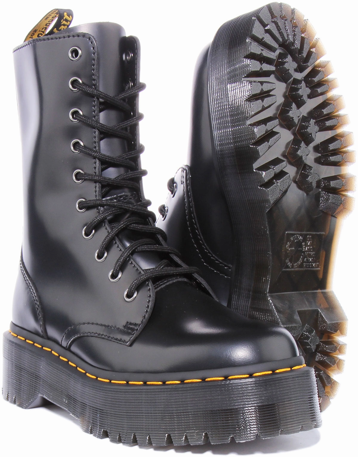 Dr Martens Jadon Hi In Black Shoes Dr Martens