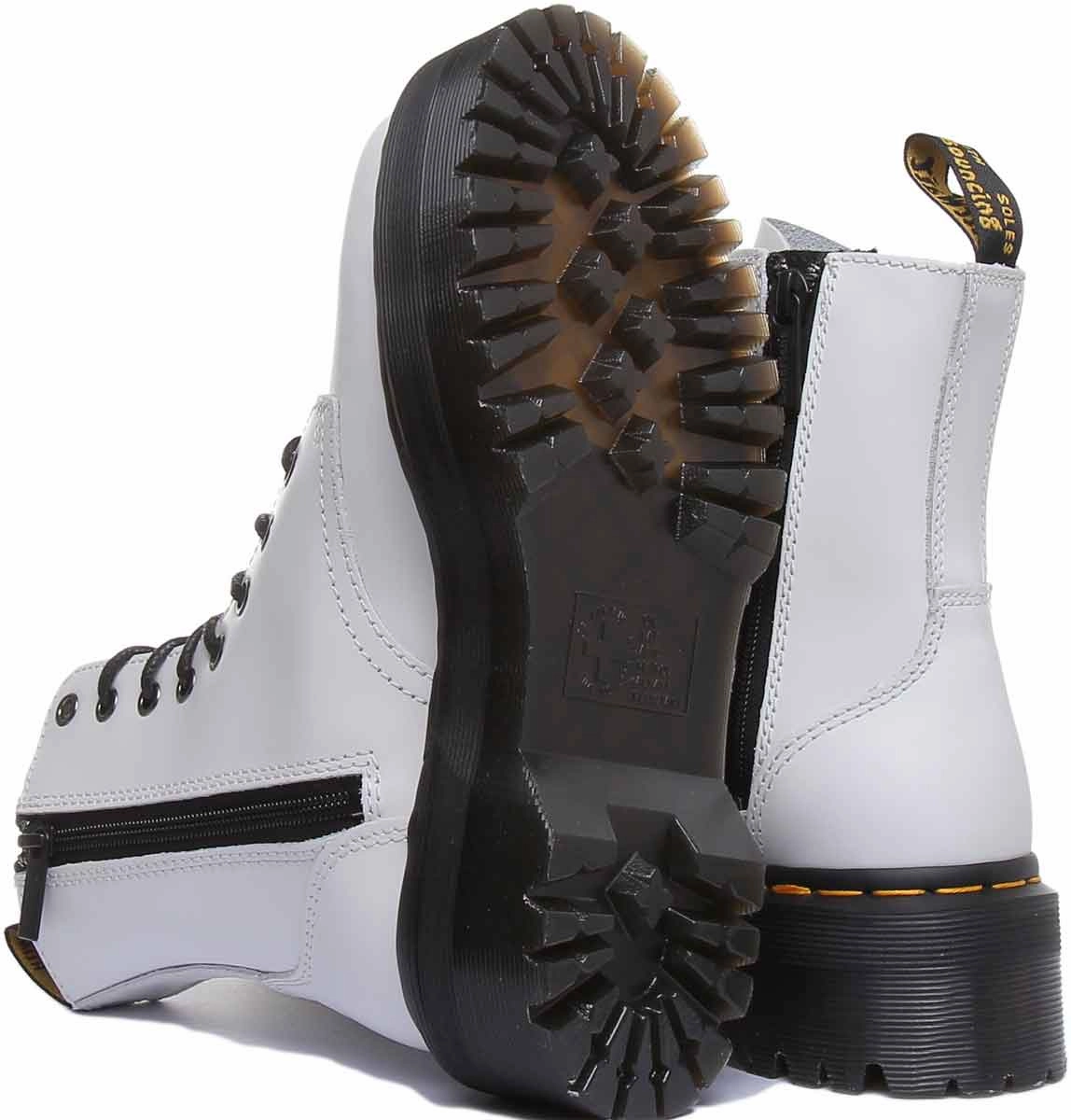 Dr Martens Jadon Smooth In White Shoes Dr Martens