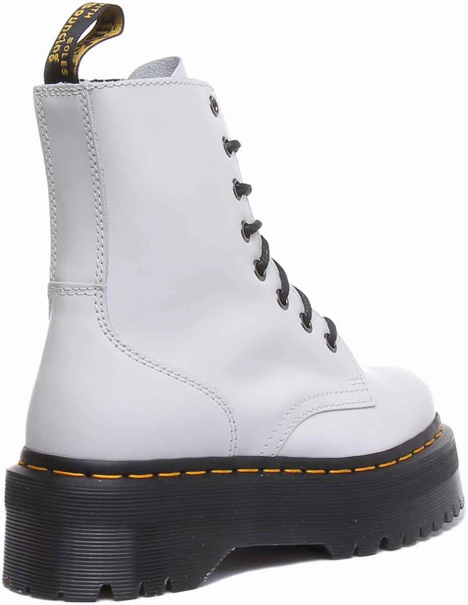 Dr Martens Jadon Smooth In White Shoes Dr Martens
