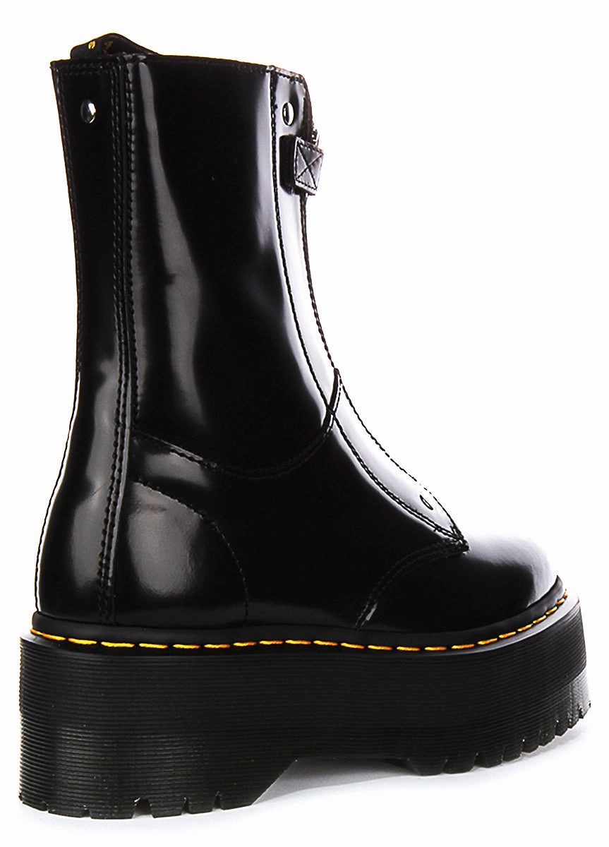 Dr Martens Jetta Hi Max In Black For Women Shoes Dr Martens