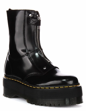 Dr Martens Jetta Hi Max In Black For Women Shoes Dr Martens