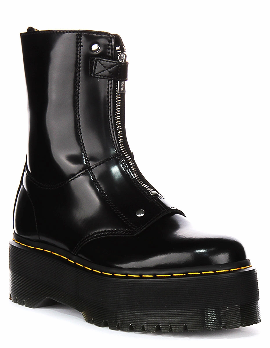 Dr Martens Jetta Hi Max In Black For Women Shoes Dr Martens