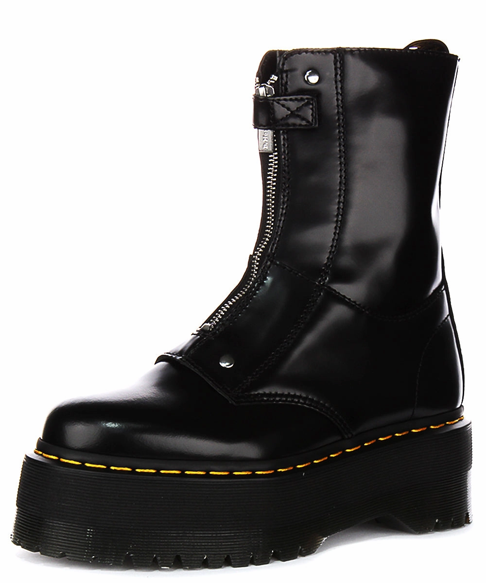 Dr Martens Jetta Hi Max In Black For Women Shoes Dr Martens