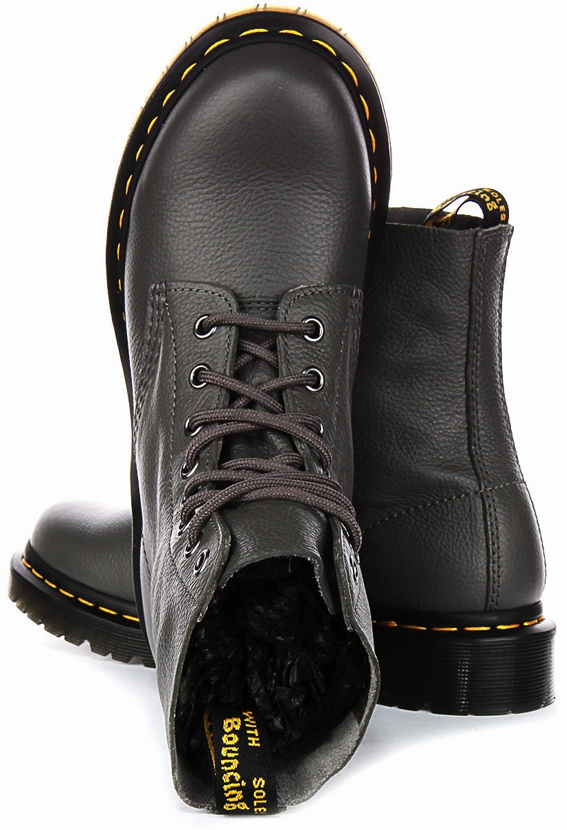 Dr Martens Pascal In Dark Grey For Women Shoes Dr Martens