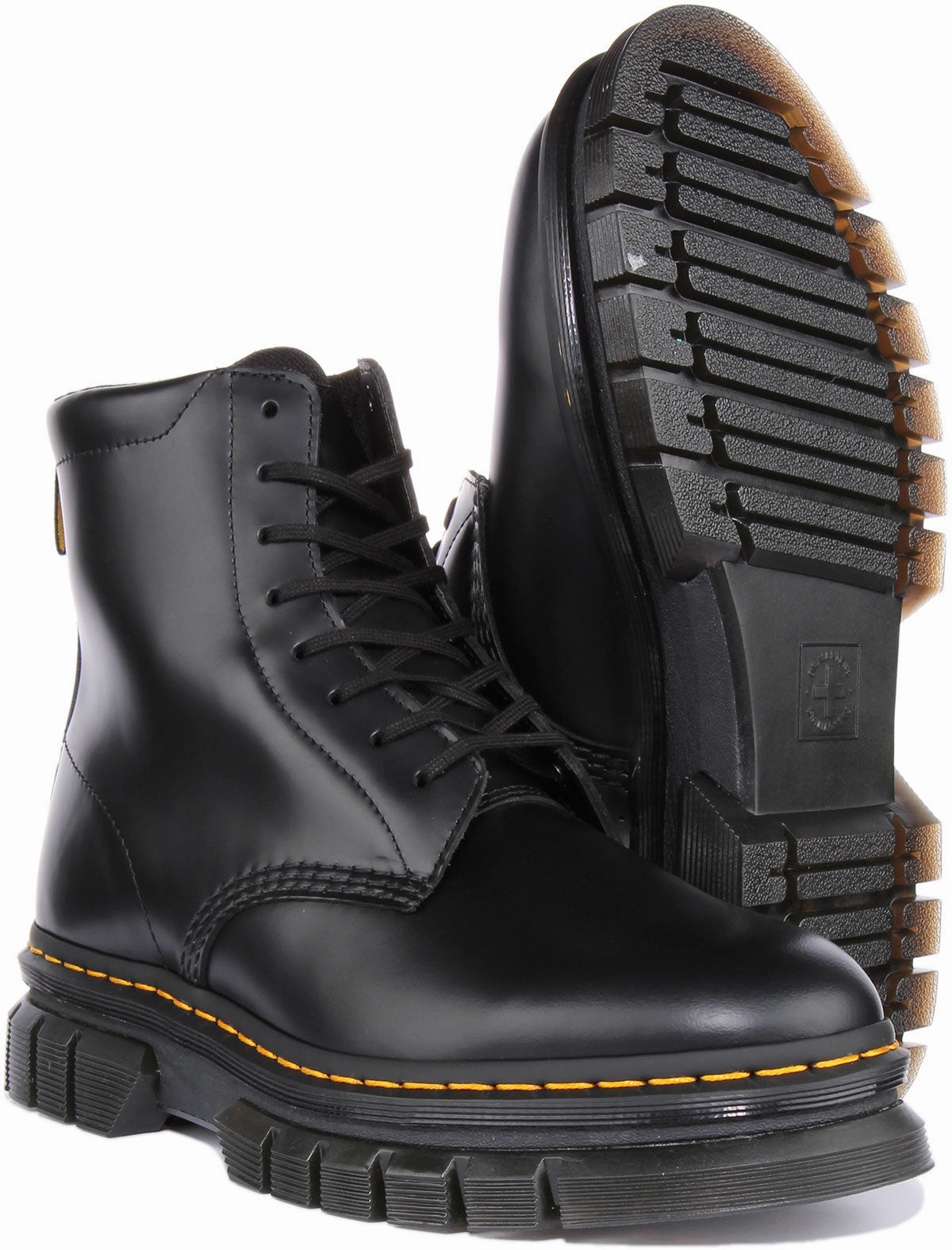Dr Martens Rikard 8 Eyelet In Black For Men Shoes Dr Martens