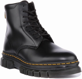 Dr Martens Rikard 8 Eyelet In Black For Men Shoes Dr Martens