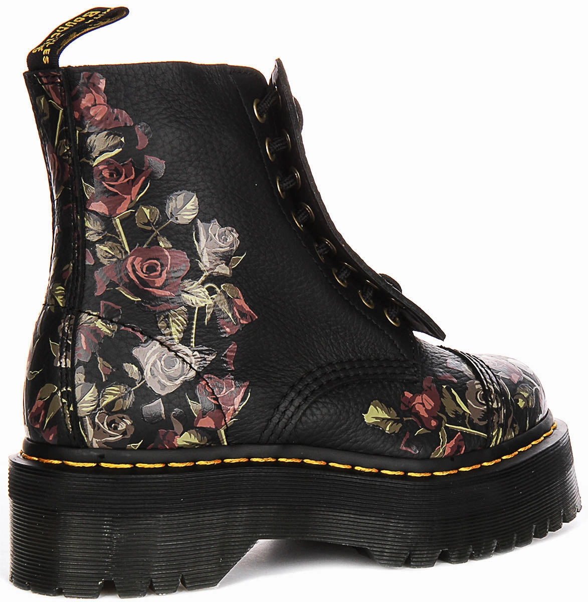 Dr Martens Sinclair Decaye In Black Flower For Women Shoes Dr Martens