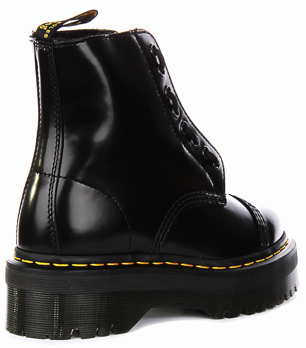 Dr Martens Sinclair Fur Lined In Black For Women Shoes Dr Martens