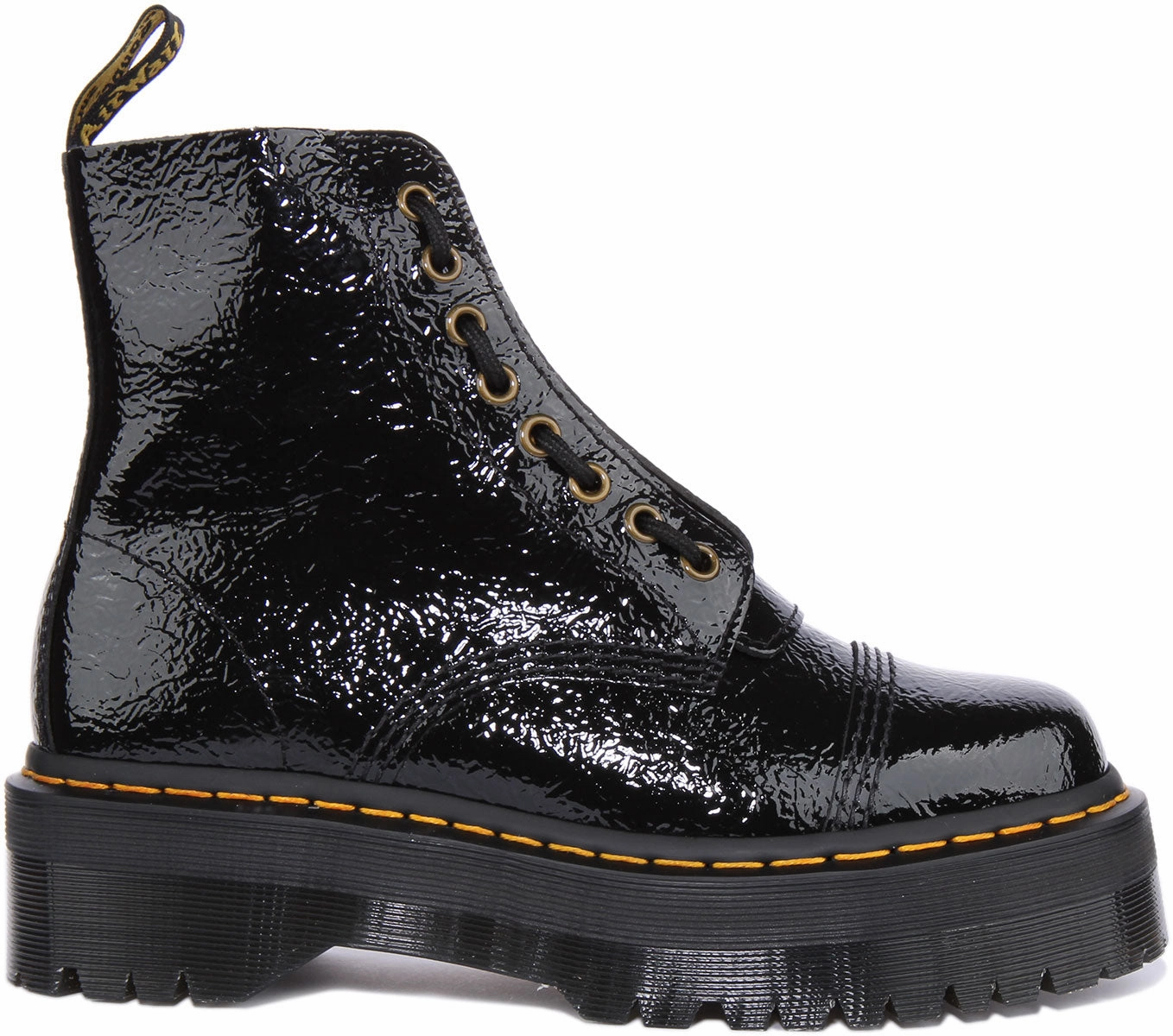 Dr Martens Sinclair In Black Patent Shoes Dr Martens