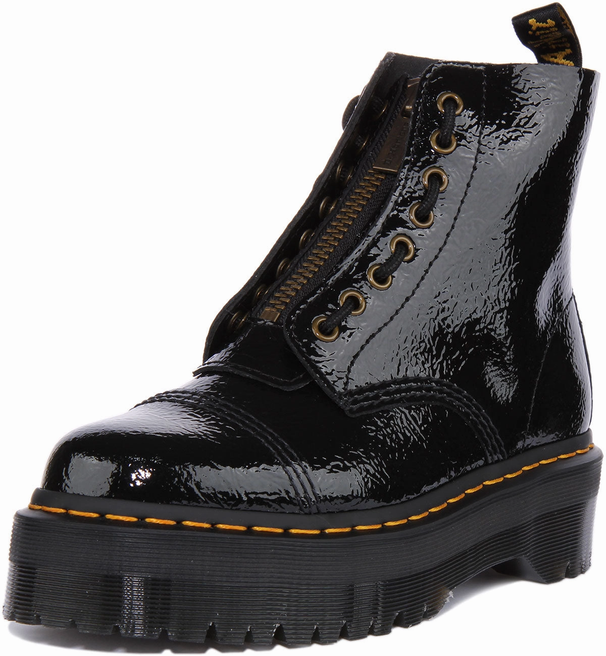 Dr Martens Sinclair In Black Patent Shoes Dr Martens
