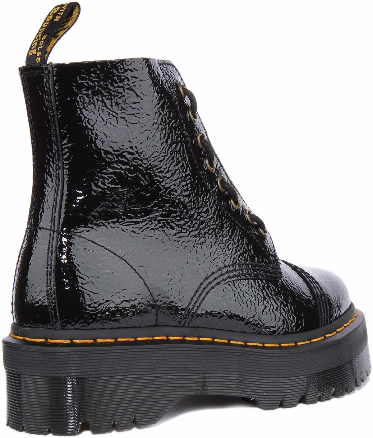 Dr Martens Sinclair In Black Patent Shoes Dr Martens
