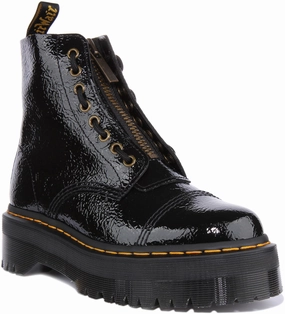 Dr Martens Sinclair In Black Patent Shoes Dr Martens
