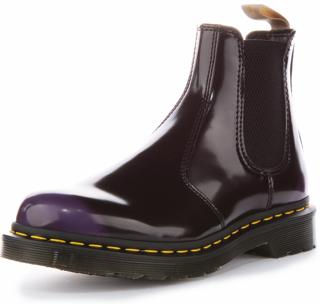 Dr Martens Vegan 2976 In Black Purple Shoes Dr Martens