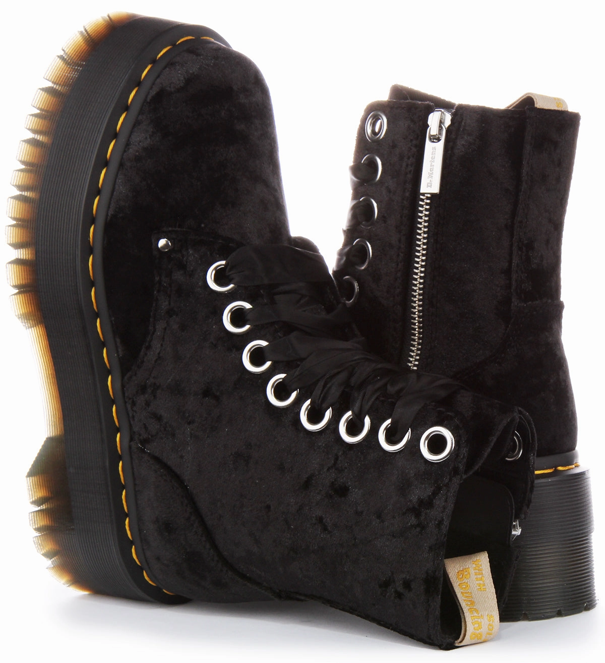 Dr Martens Vegan Jadon Max In Black For Women Shoes Dr Martens