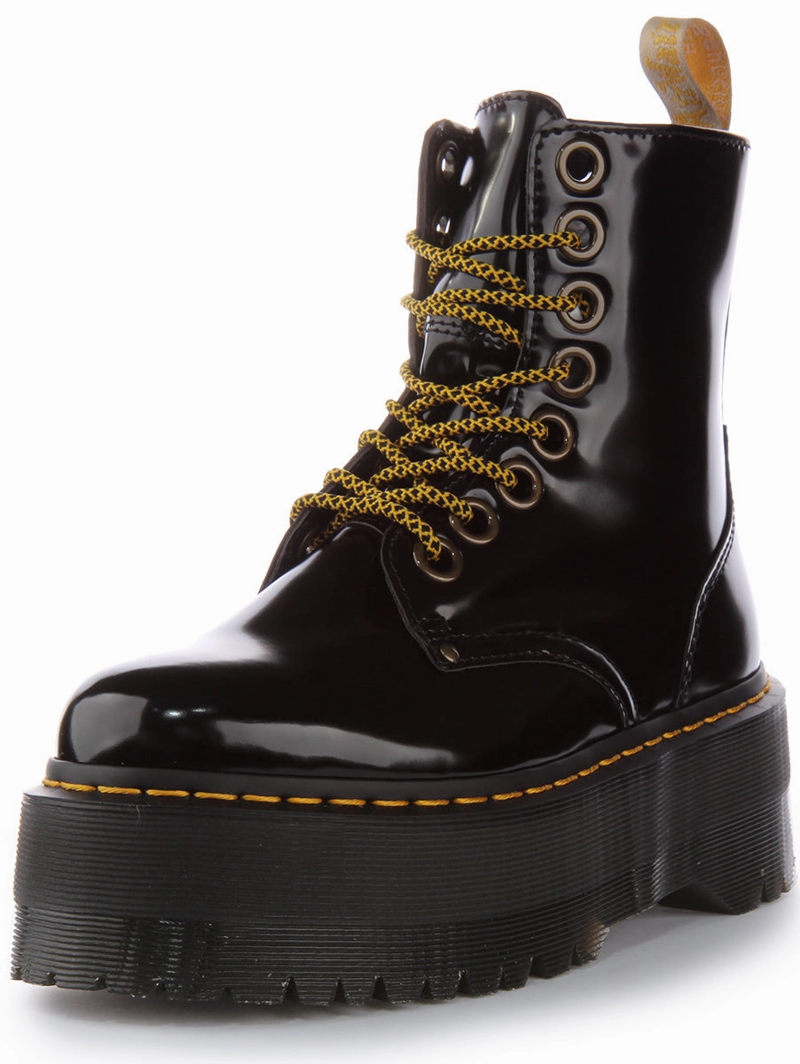 Dr Martens Vegan Jadon Max In Black For Women Shoes Dr Martens