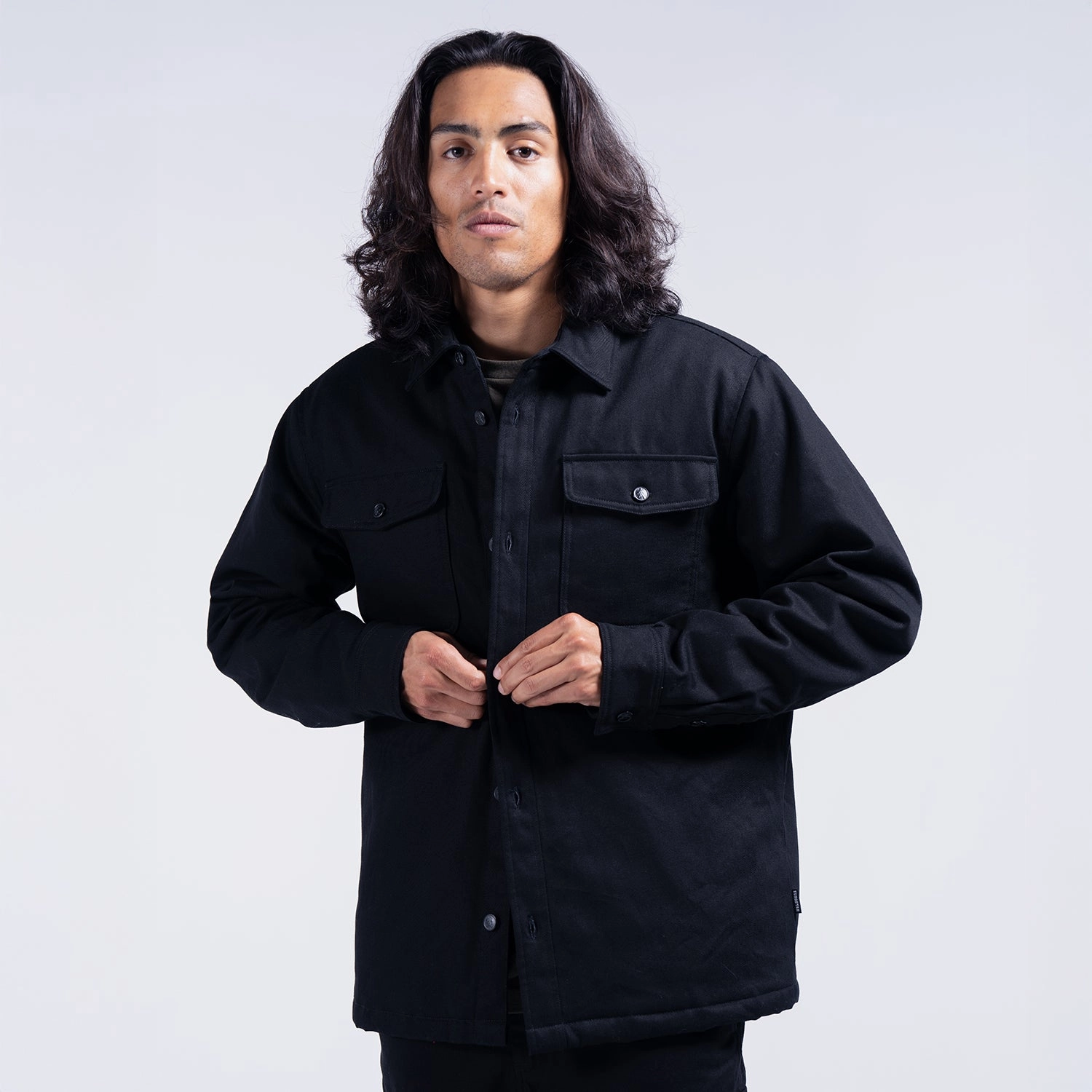 Eurostar Quilted Lined Twill Shirt Jacket - Mens