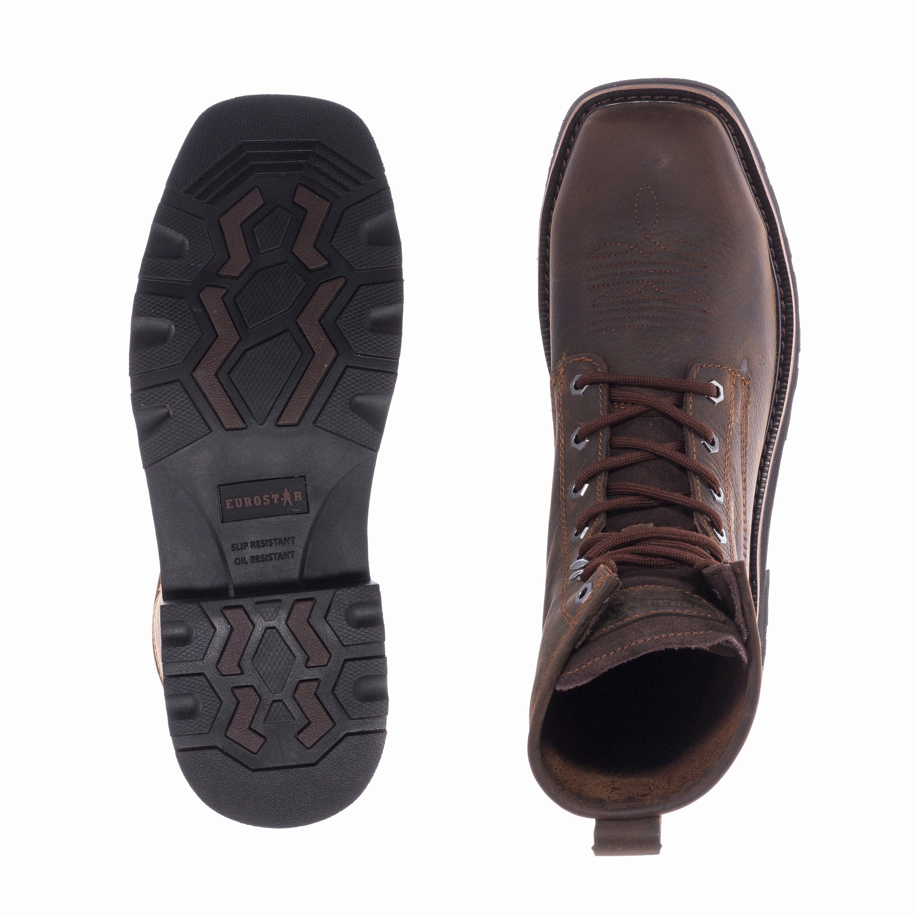 Eurostar Tuffy Square Lace Steel Toe - Mens