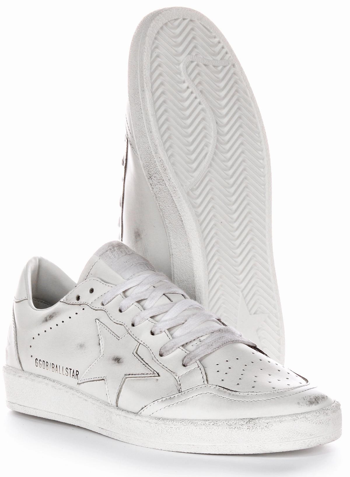 Golden Goose Ball Star In White For Men Shoes Golden Goose