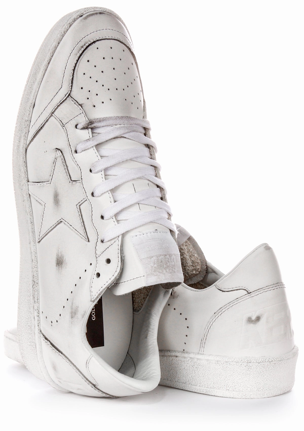 Golden Goose Ball Star In White For Men Shoes Golden Goose