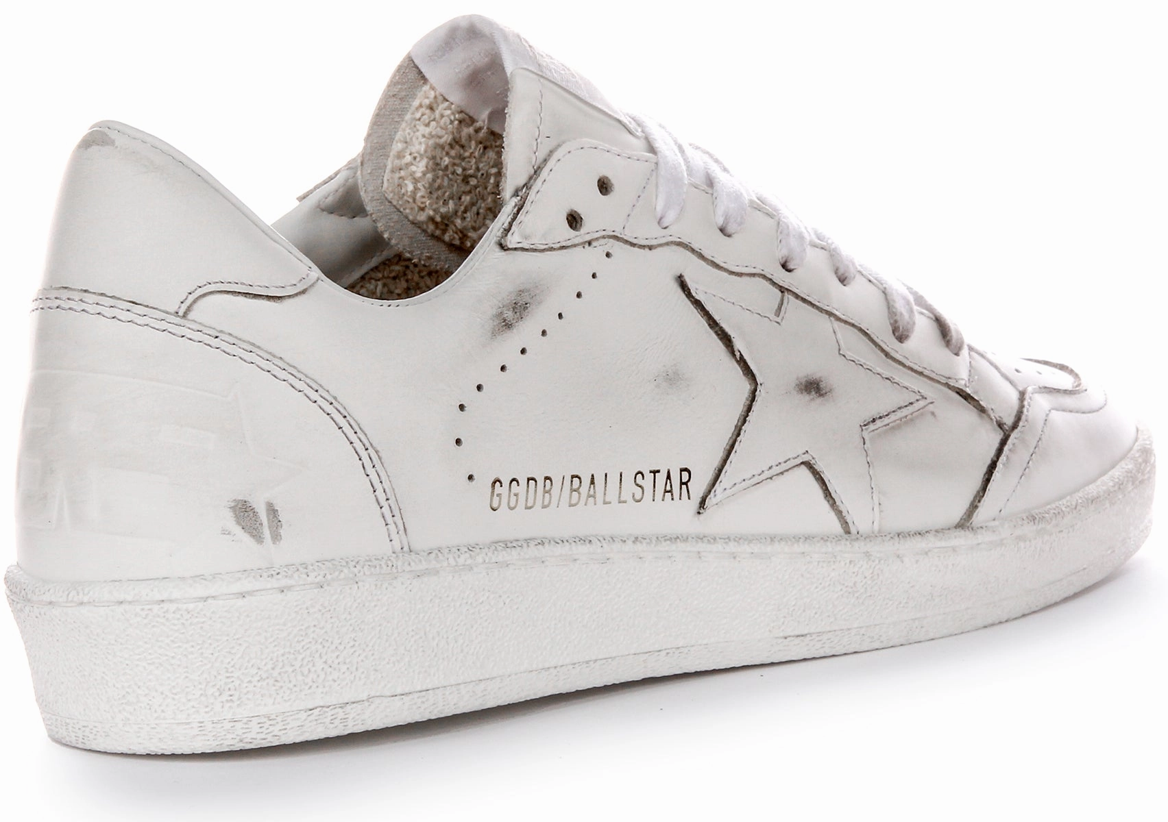 Golden Goose Ball Star In White For Men Shoes Golden Goose