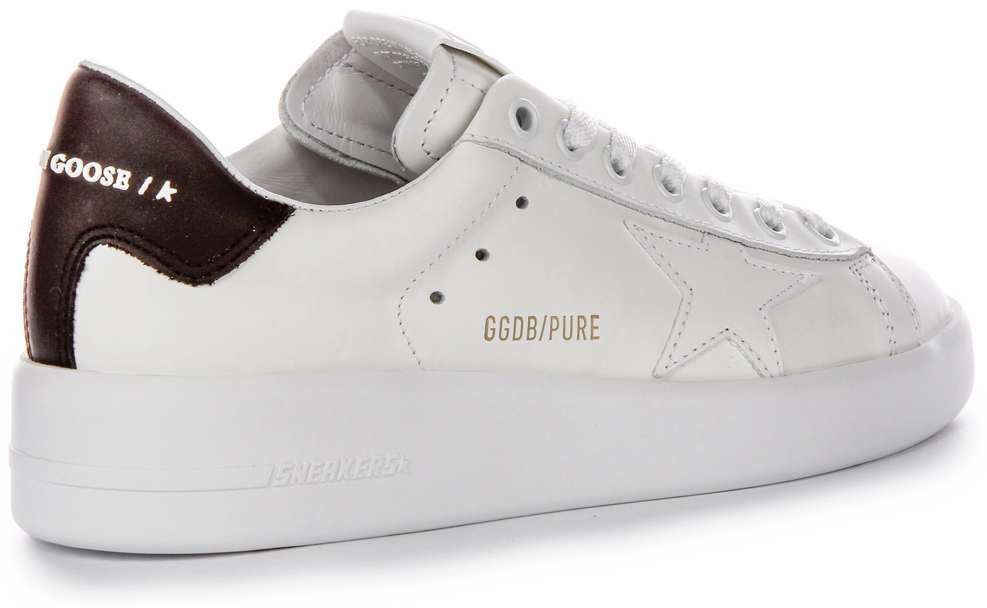 Golden Goose Pure Star New In White Black For Women Shoes Golden Goose