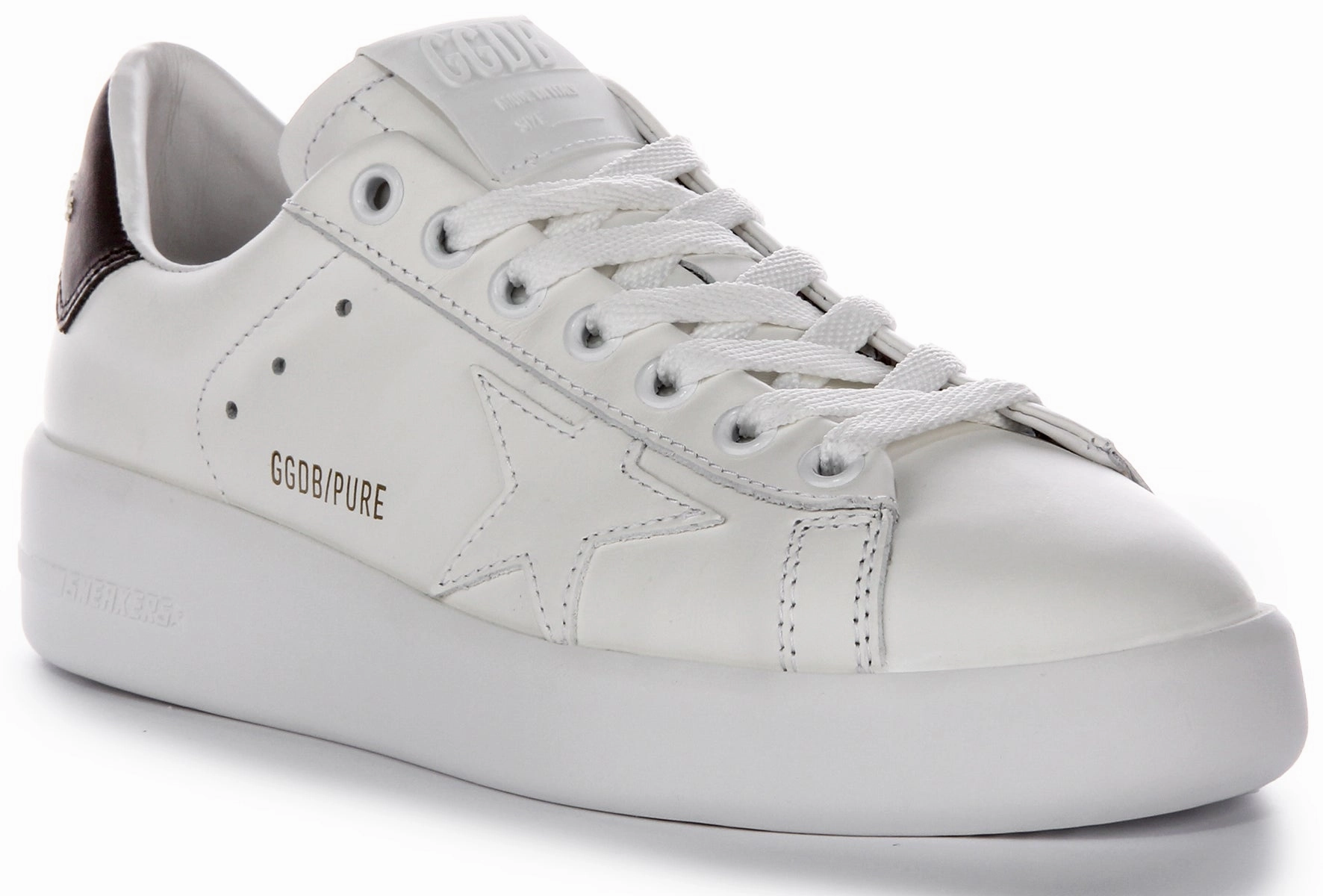 Golden Goose Pure Star New In White Black For Women Shoes Golden Goose