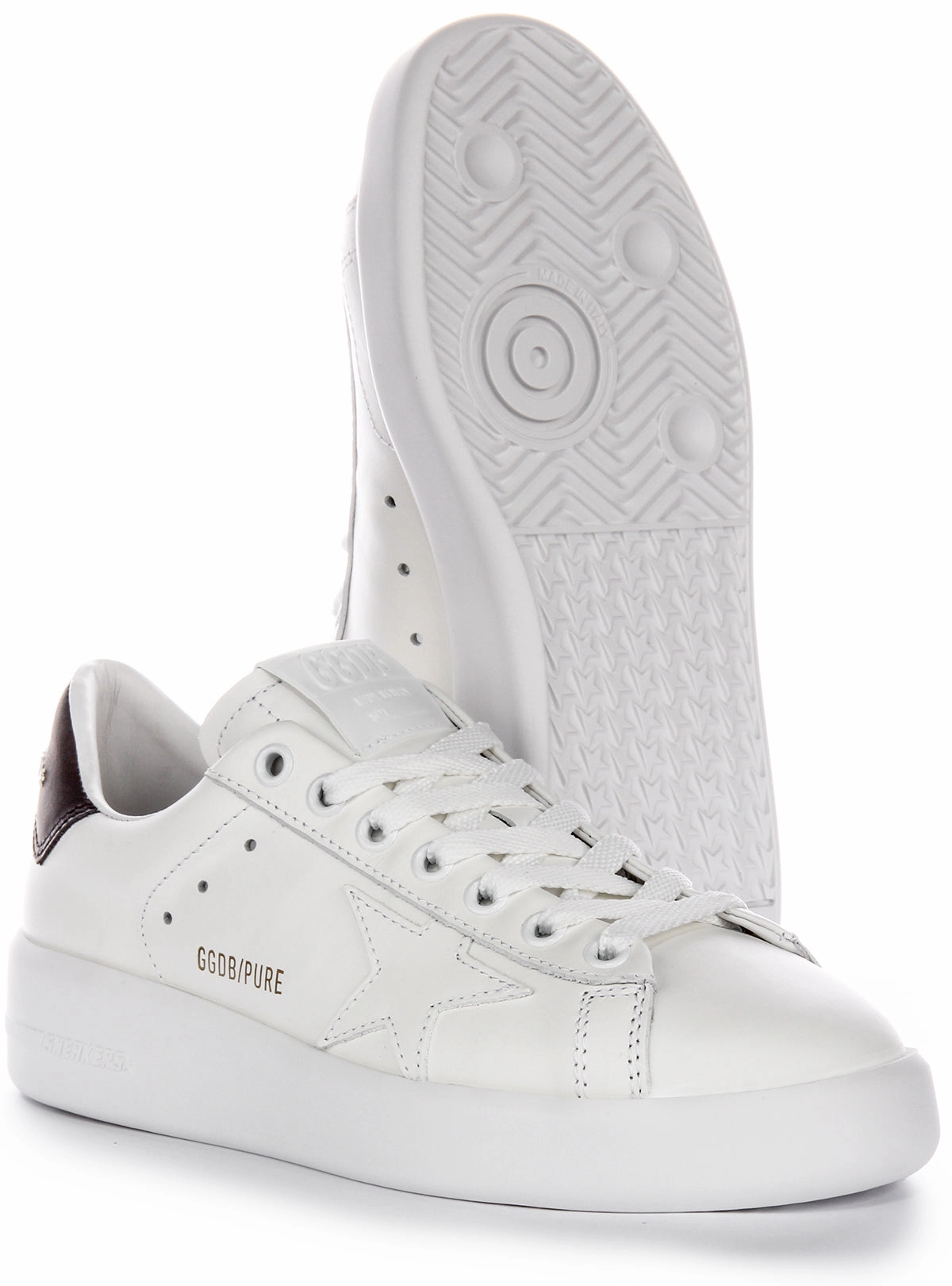Golden Goose Pure Star New In White Black For Women Shoes Golden Goose