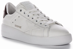 Golden Goose Pure Star New In White Black For Women Shoes Golden Goose