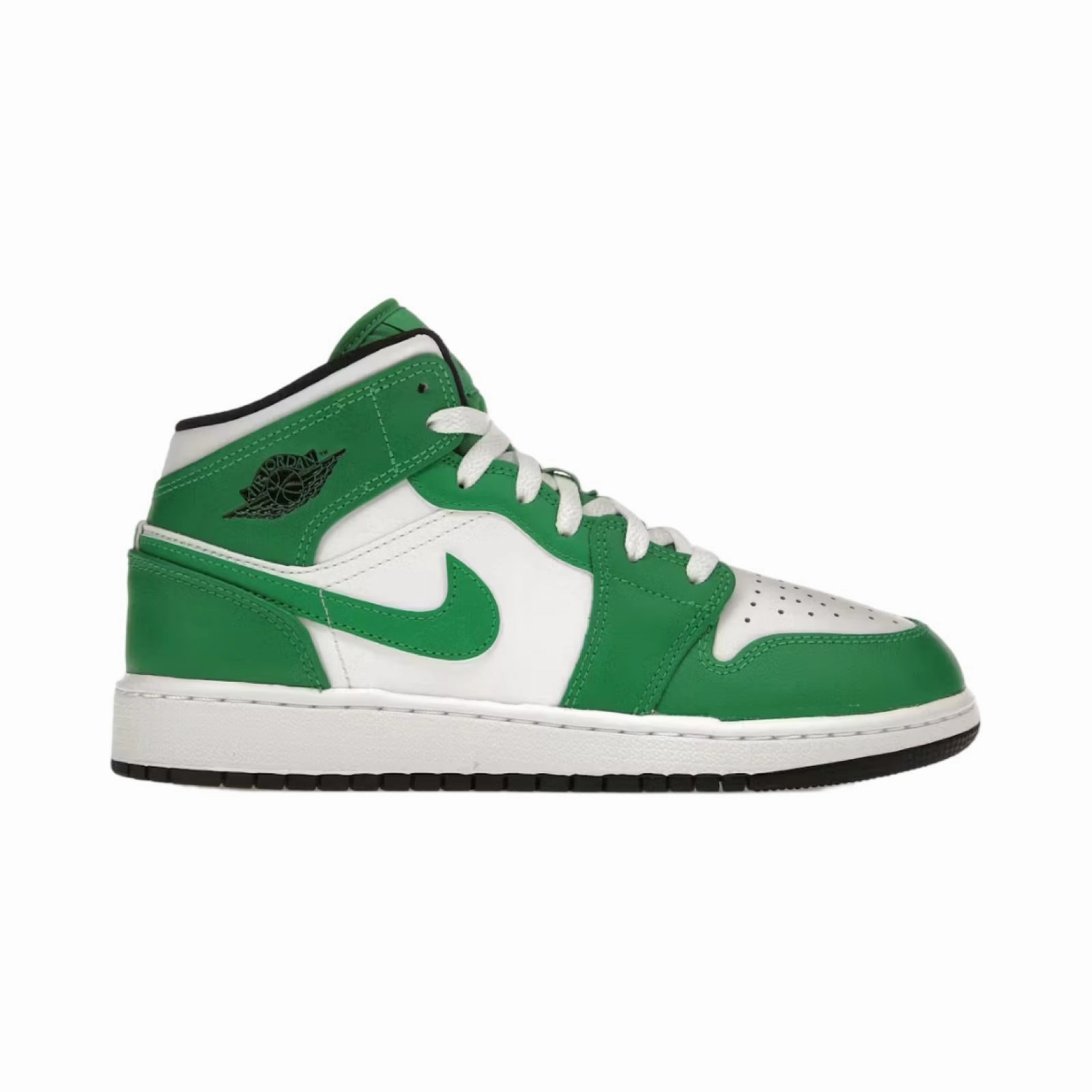 Jordan 1 Mid Lucky Green (GS)