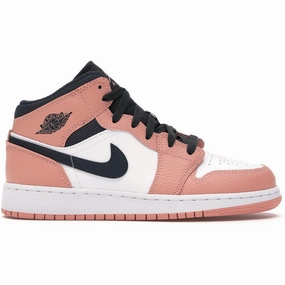Jordan 1 Mid Pink Quartz (GS)
