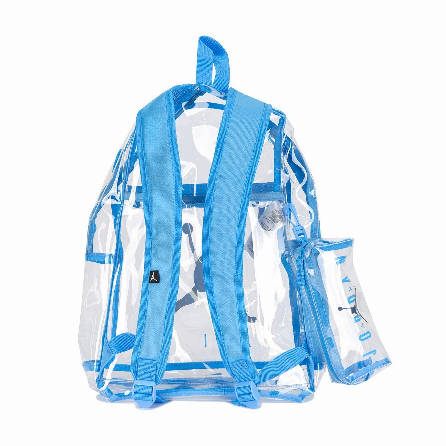 jordan 2pc Clear School Backpack With Pencil Case