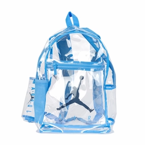 jordan 2pc Clear School Backpack With Pencil Case