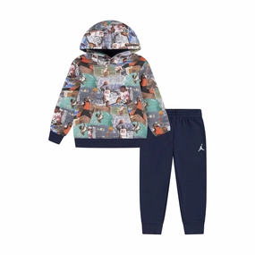 jordan Brooklyn Fleece AOP Set - Toddler