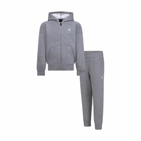 jordan Brooklyn Fleece Full Zip Hoody Set - Kids