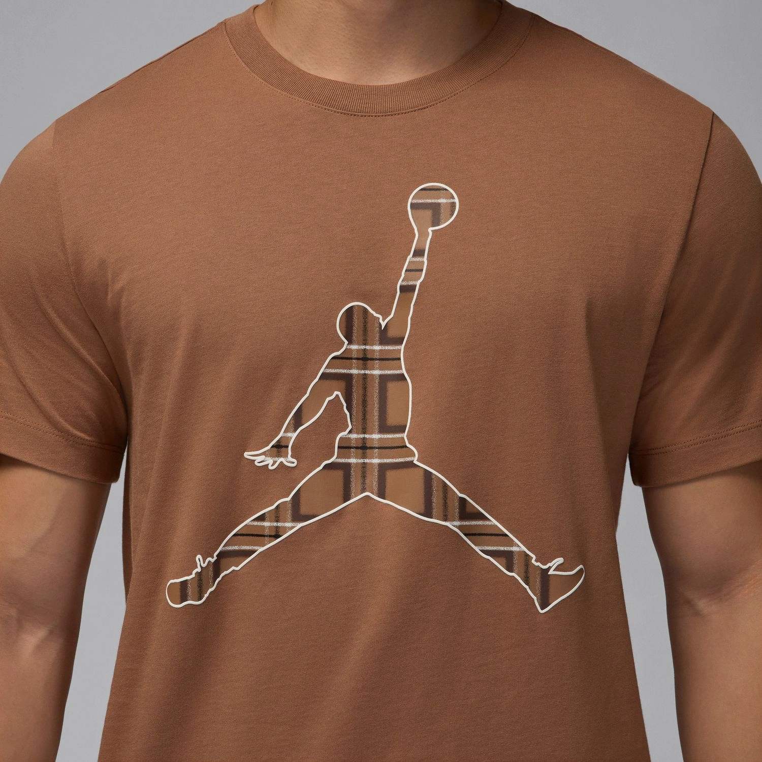 jordan Holiday Plaid Tee - Mens