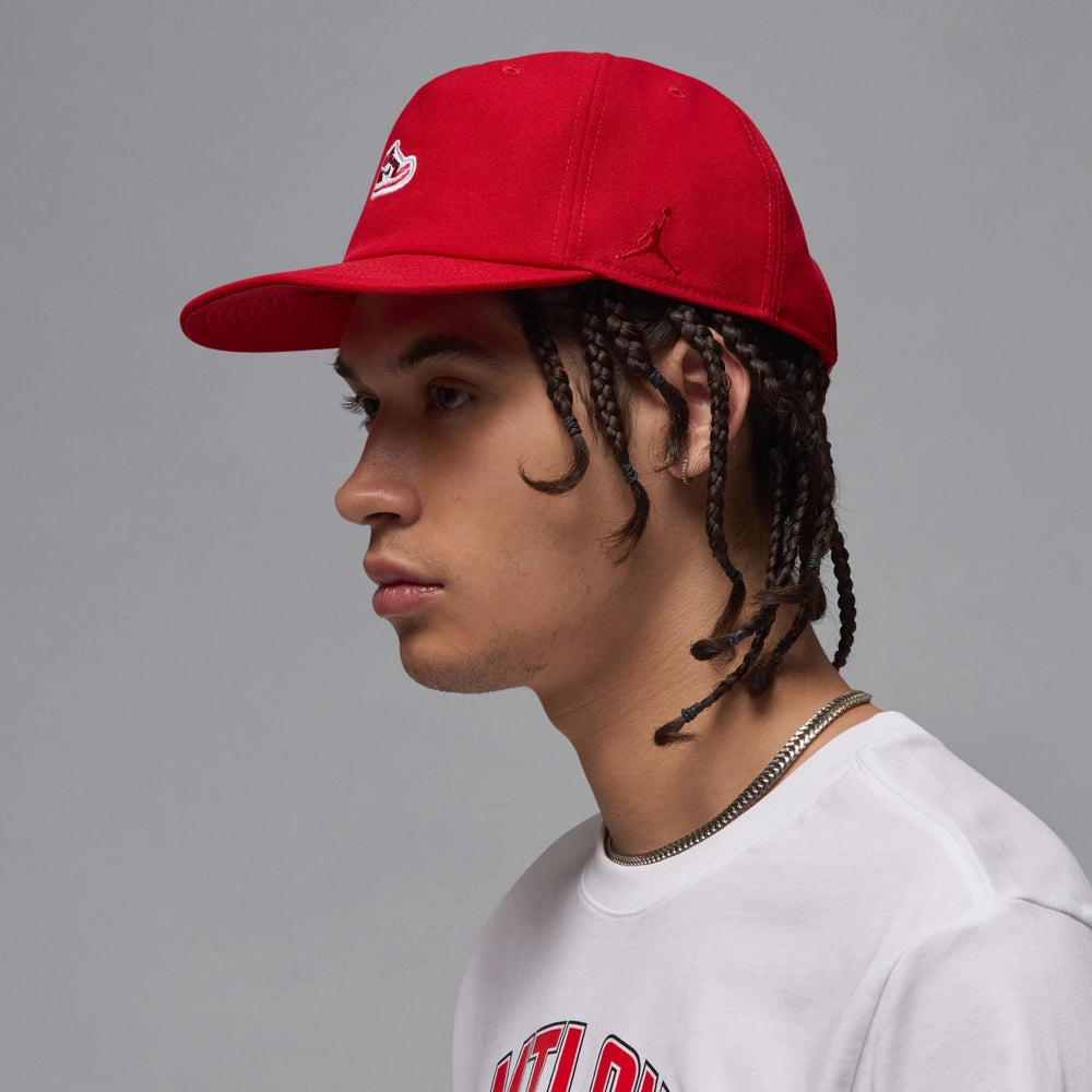 jordan Jordan Pro Cap Bred AJ1 Sneaker Patch Snapback