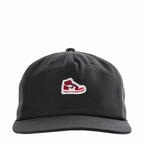 jordan Jordan Pro Cap Bred AJ1 Sneaker Patch Snapback