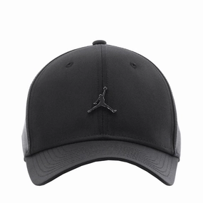 jordan Jordan Rise Cap Structured Curved Bill Metal Jumpman Strapback
