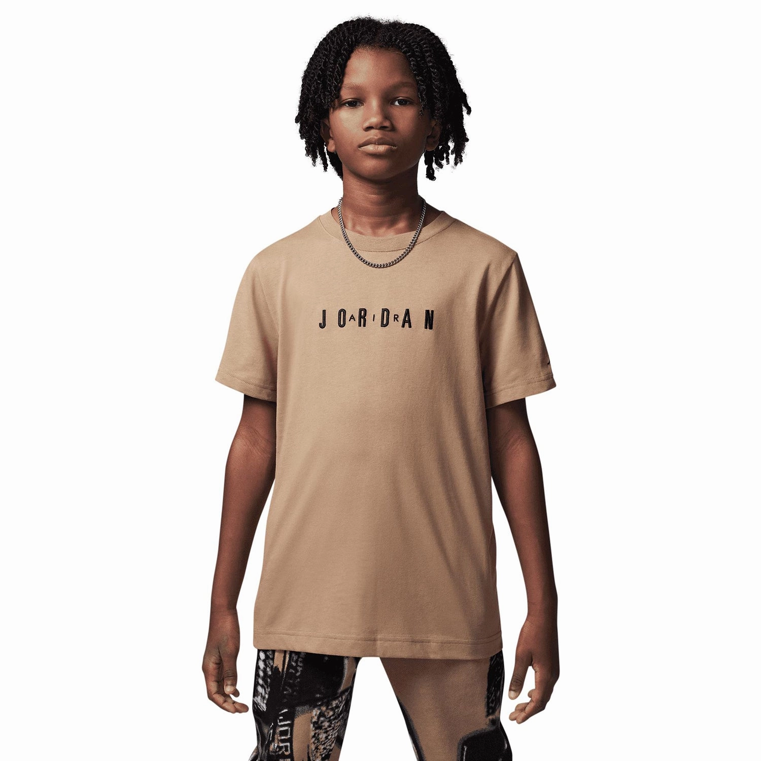 jordan Wordmark Embroidered Crew - Youth