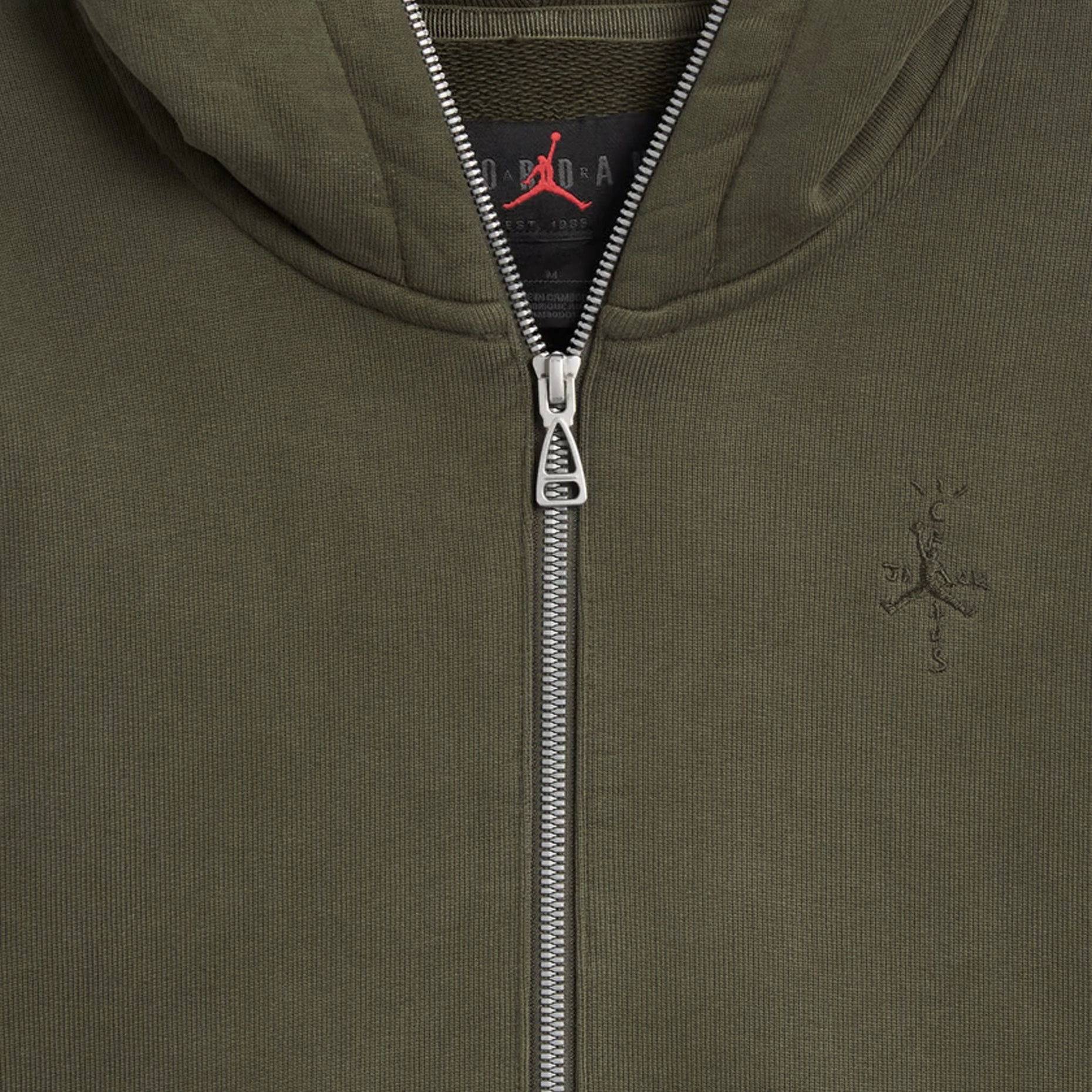 Jordan x Travis Scott Full-Zip Hoodie Cargo Khaki