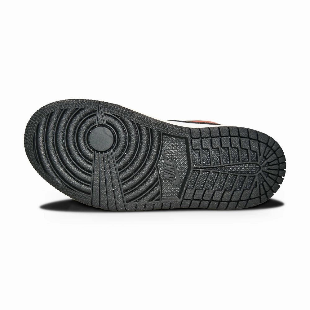 Kids Nike Air Jordan 1 Mid SE (PS) - FB0567 006 - Black Infrared 23 White Sail