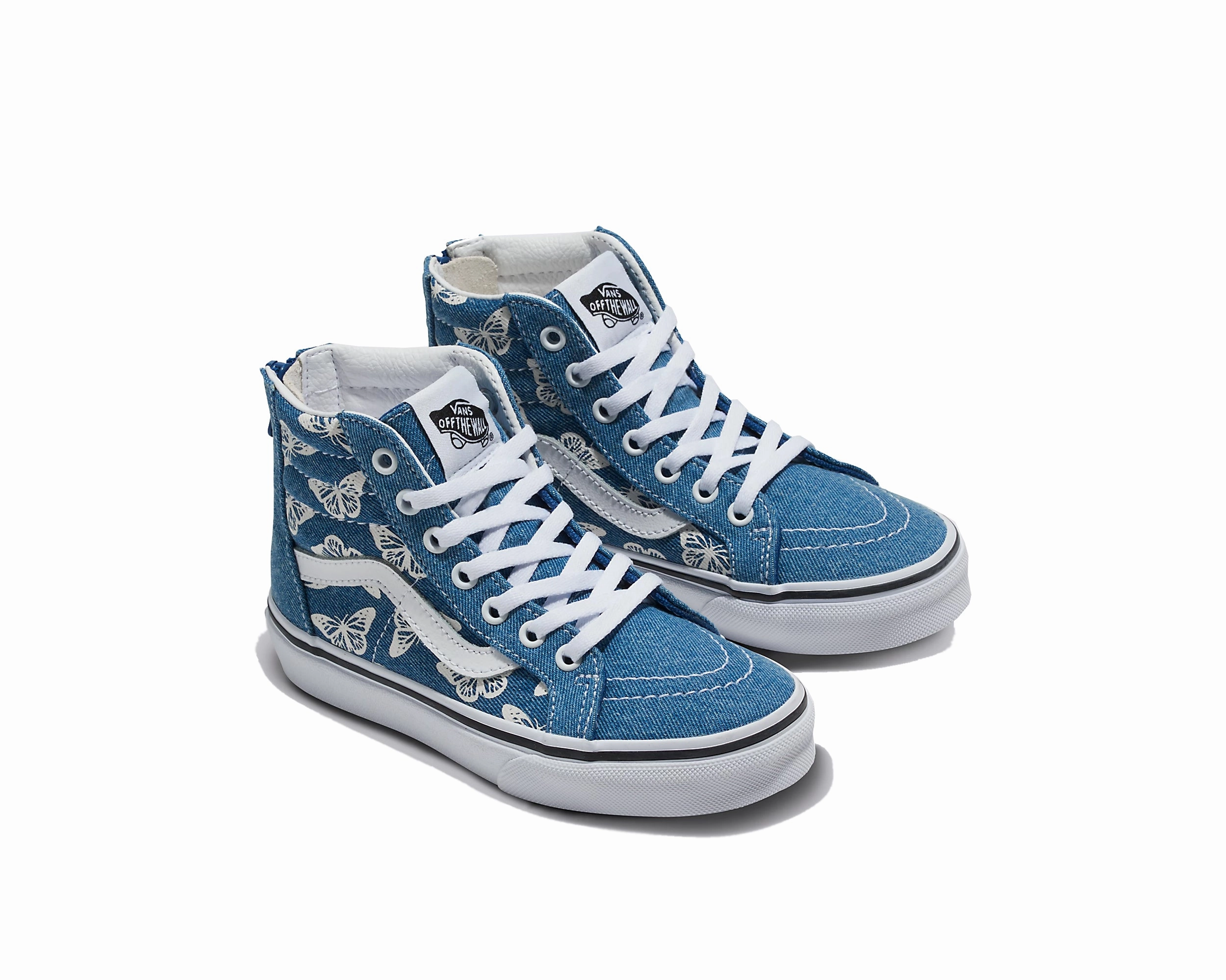 Kids Sk8 Hi Zip Denim Shoe