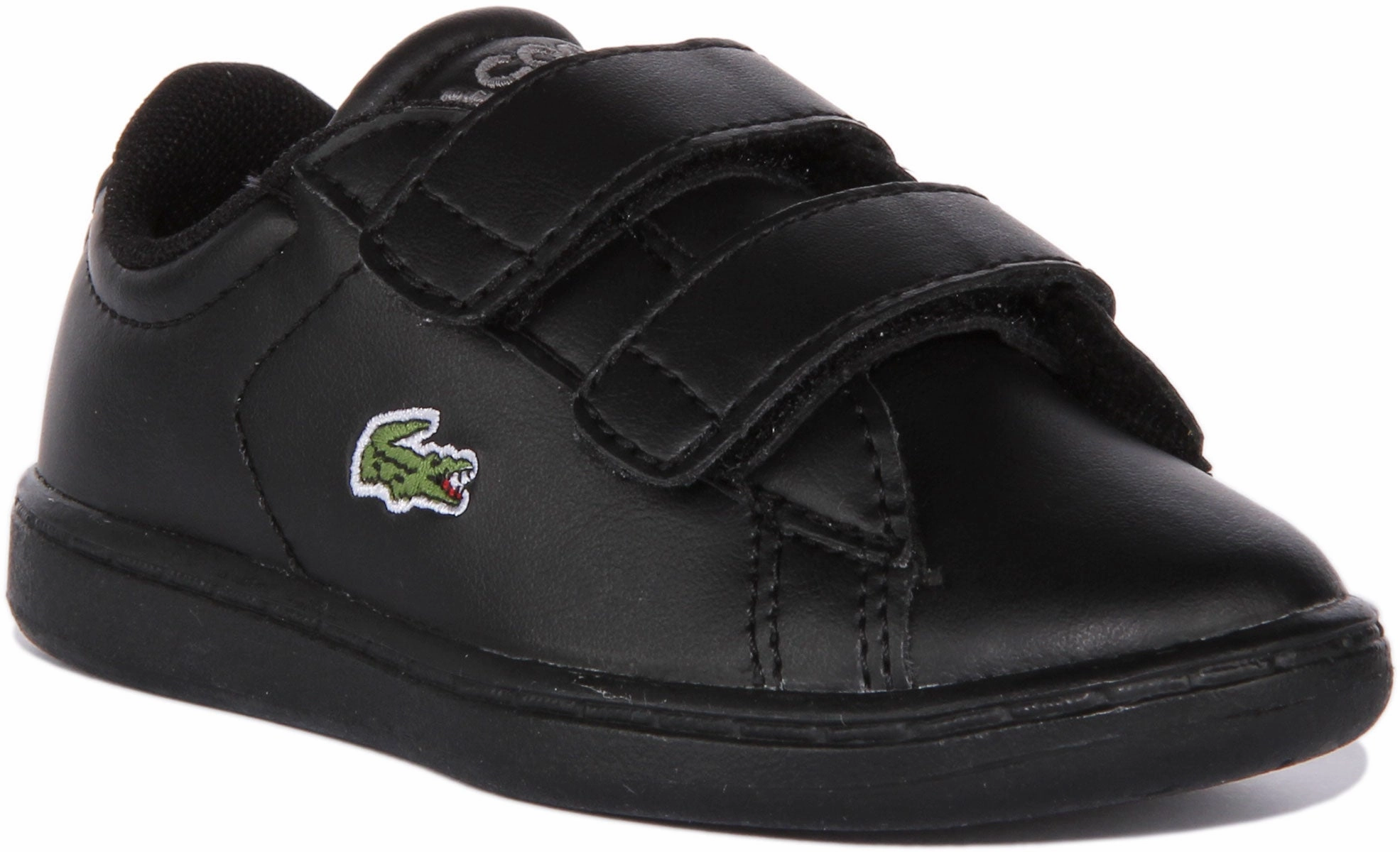 Lacoste Carnaby Evo In Black For Infants Shoes Lacoste