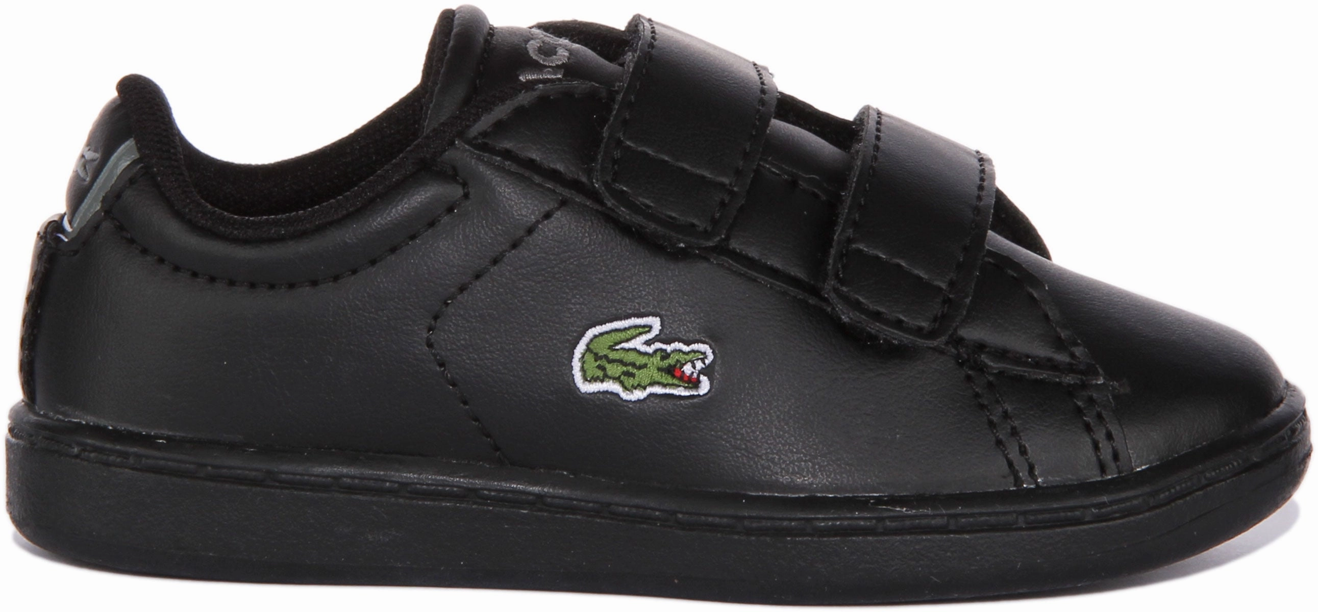 Lacoste Carnaby Evo In Black For Infants Shoes Lacoste