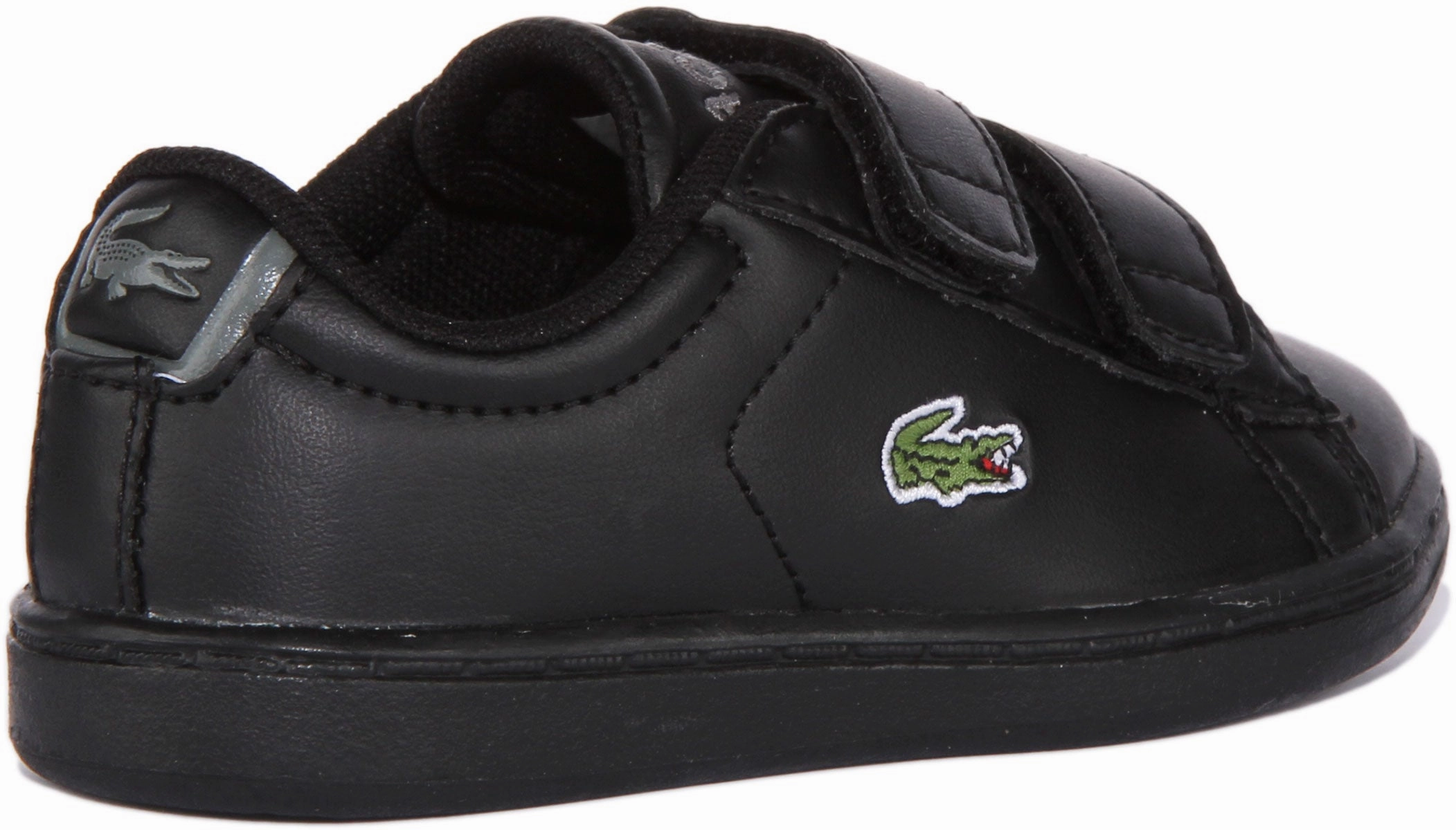 Lacoste Carnaby Evo In Black For Infants Shoes Lacoste