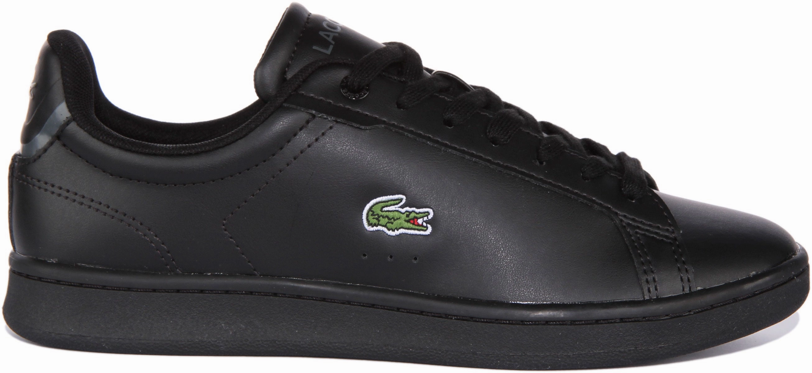 Lacoste Carnaby Pro In Black Black For Junior Shoes Lacoste