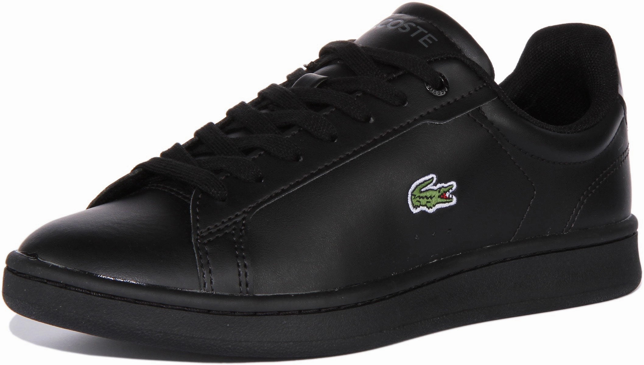 Lacoste Carnaby Pro In Black Black For Junior Shoes Lacoste