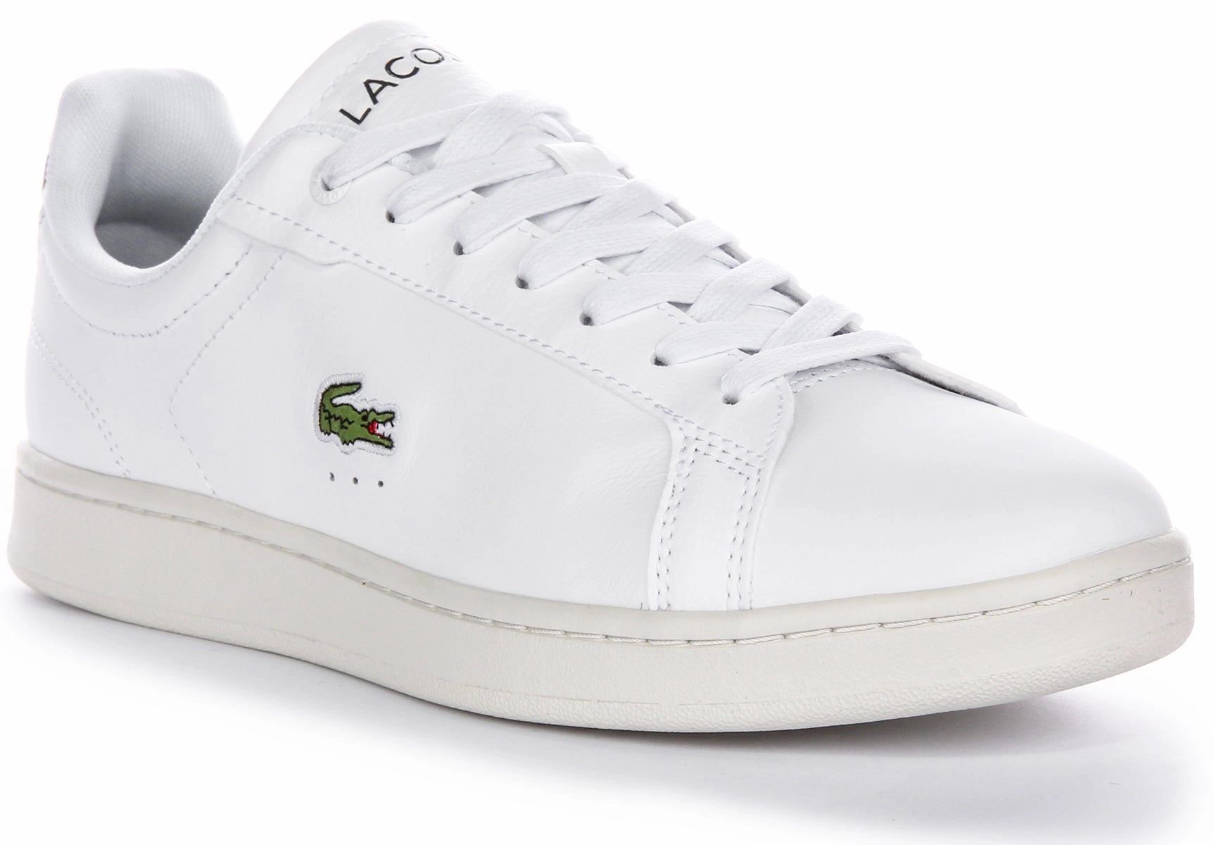 Lacoste Carnaby Pro In White Green For Men Shoes Lacoste