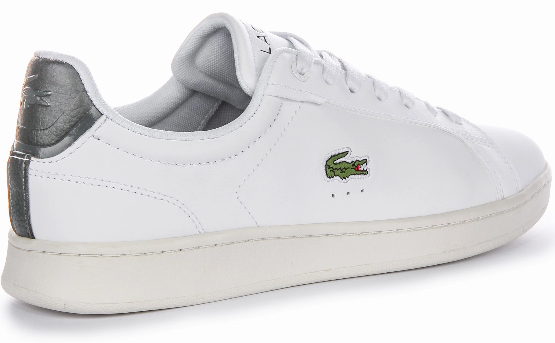 Lacoste Carnaby Pro In White Green For Men Shoes Lacoste